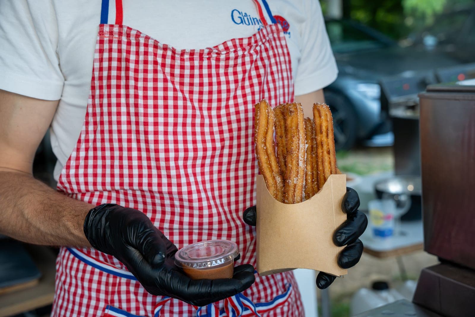 Churros maison servis à la guinguette